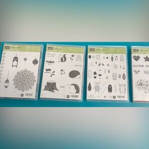 Stampin' Up WOOD lot of 4